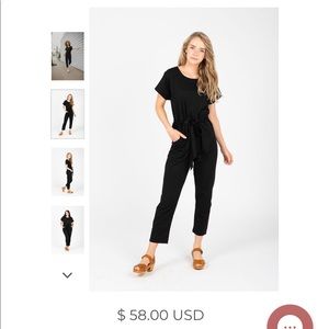 Piper & Scott black jumpsuit